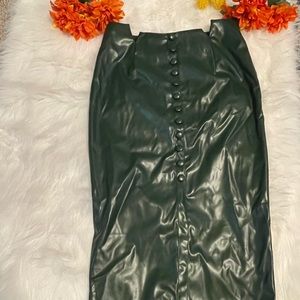 Leather skirt